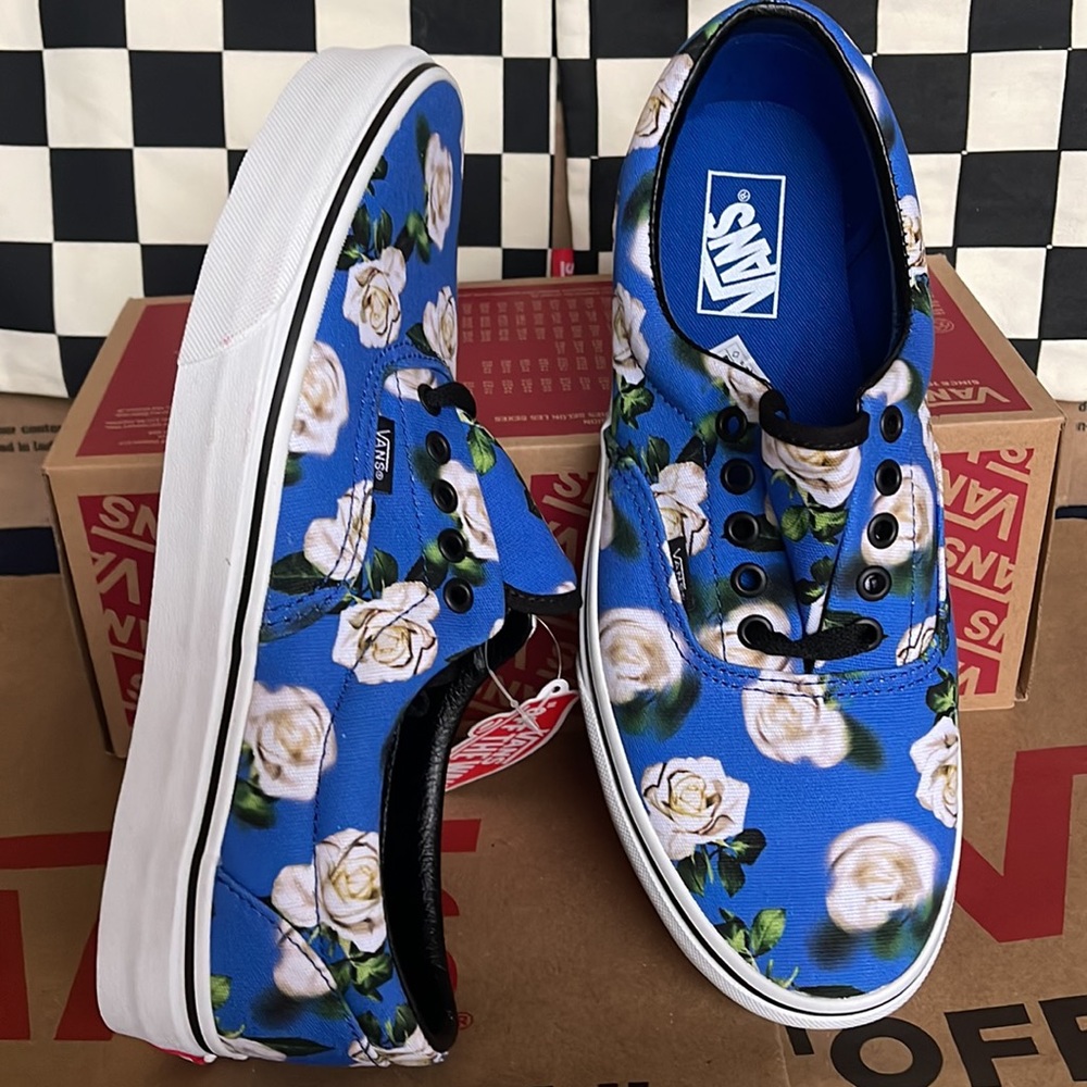 Vans Men’s Era Romantic Floral Lapis Blue sneakers - Picture 15 of 16